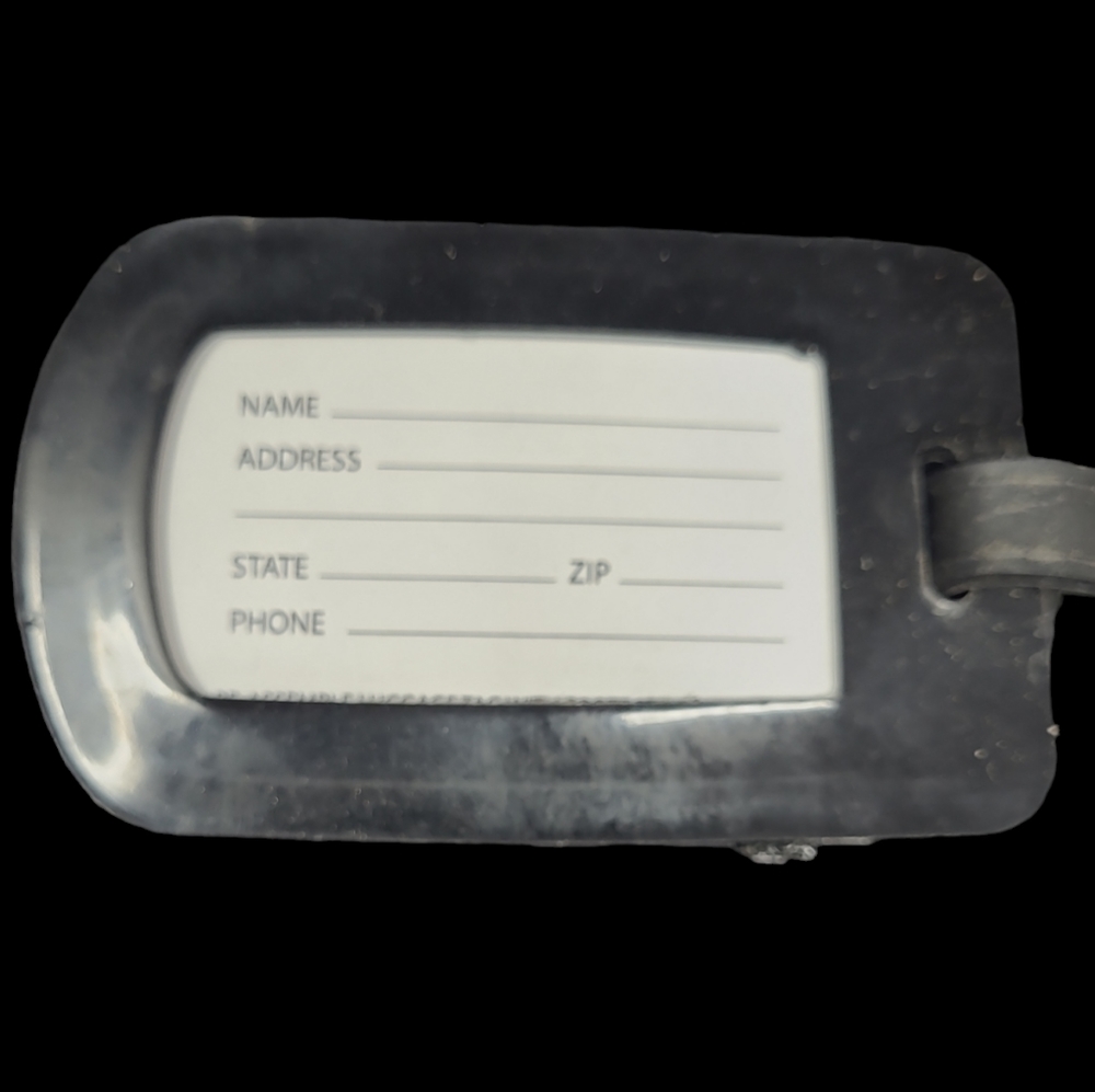 NEW - ANIMAL PRINT RUBBER LUGGAGE TAG - Picture 6 of 7